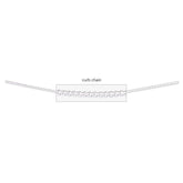 Delicate Sterling Silver Curb Chain Necklace